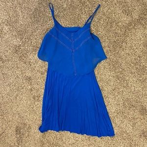 A.n.a Spring/Summer mid-length blue dress